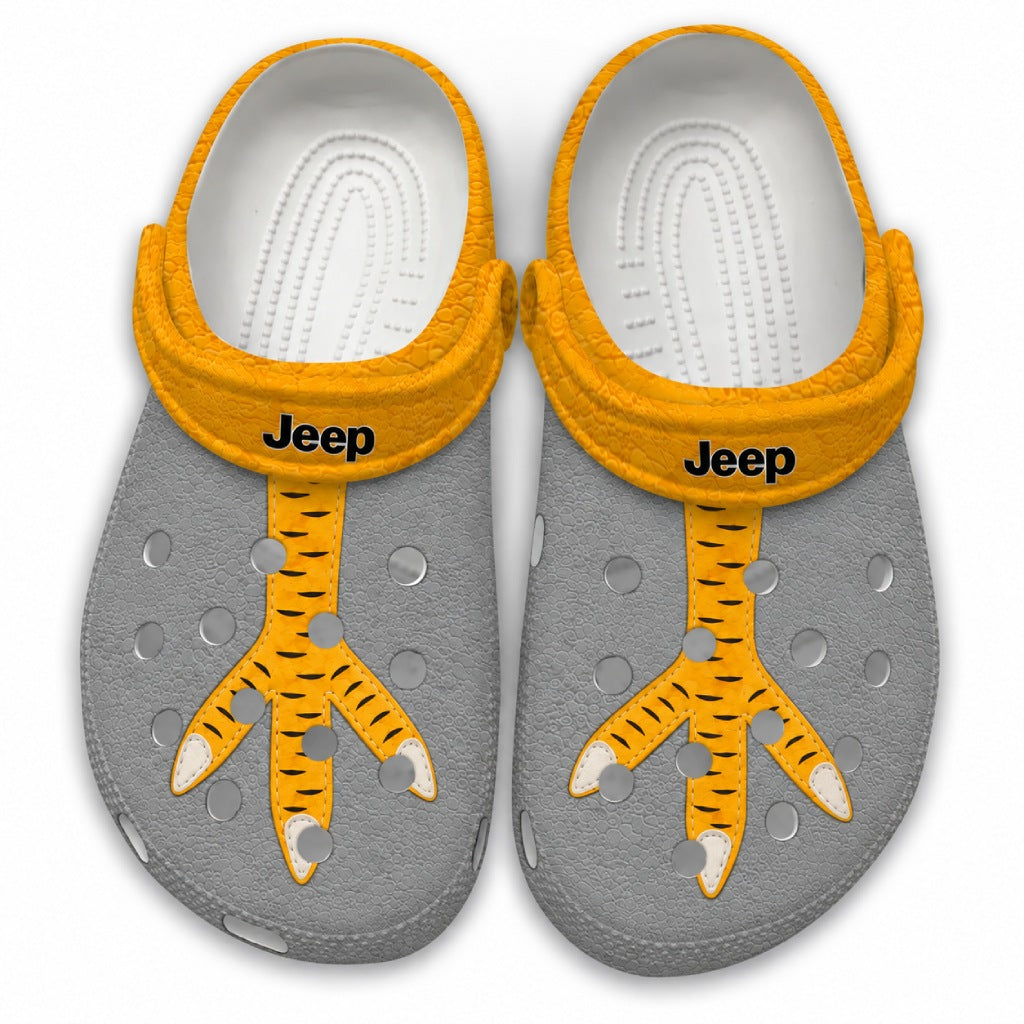 Jeep Chicken Feet Clogs - Gray