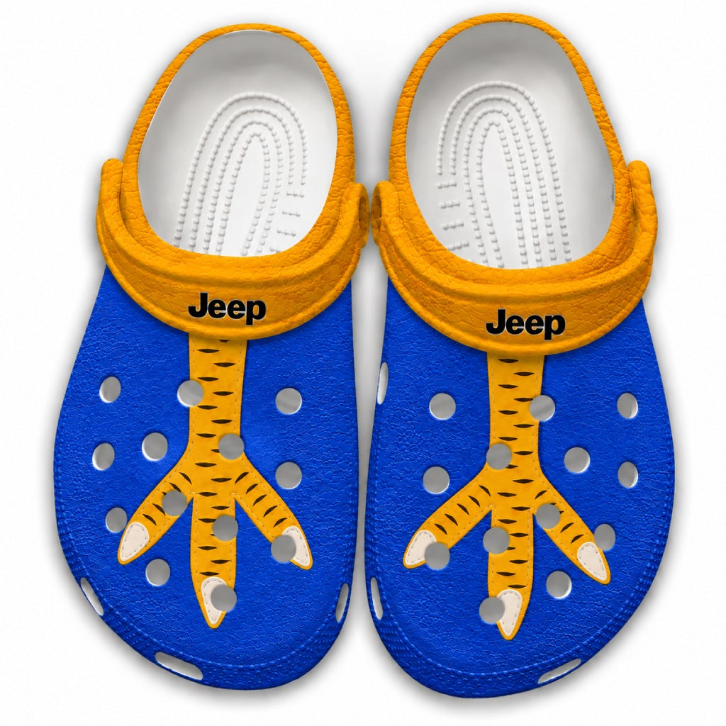 Jeep Chicken Feet Clogs - Royal Blue