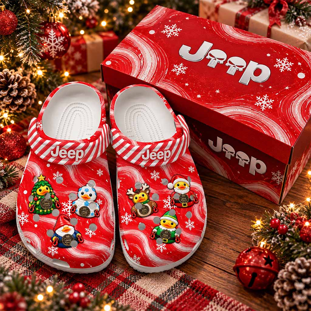 Jeep Christmas Duck Clogs - ads