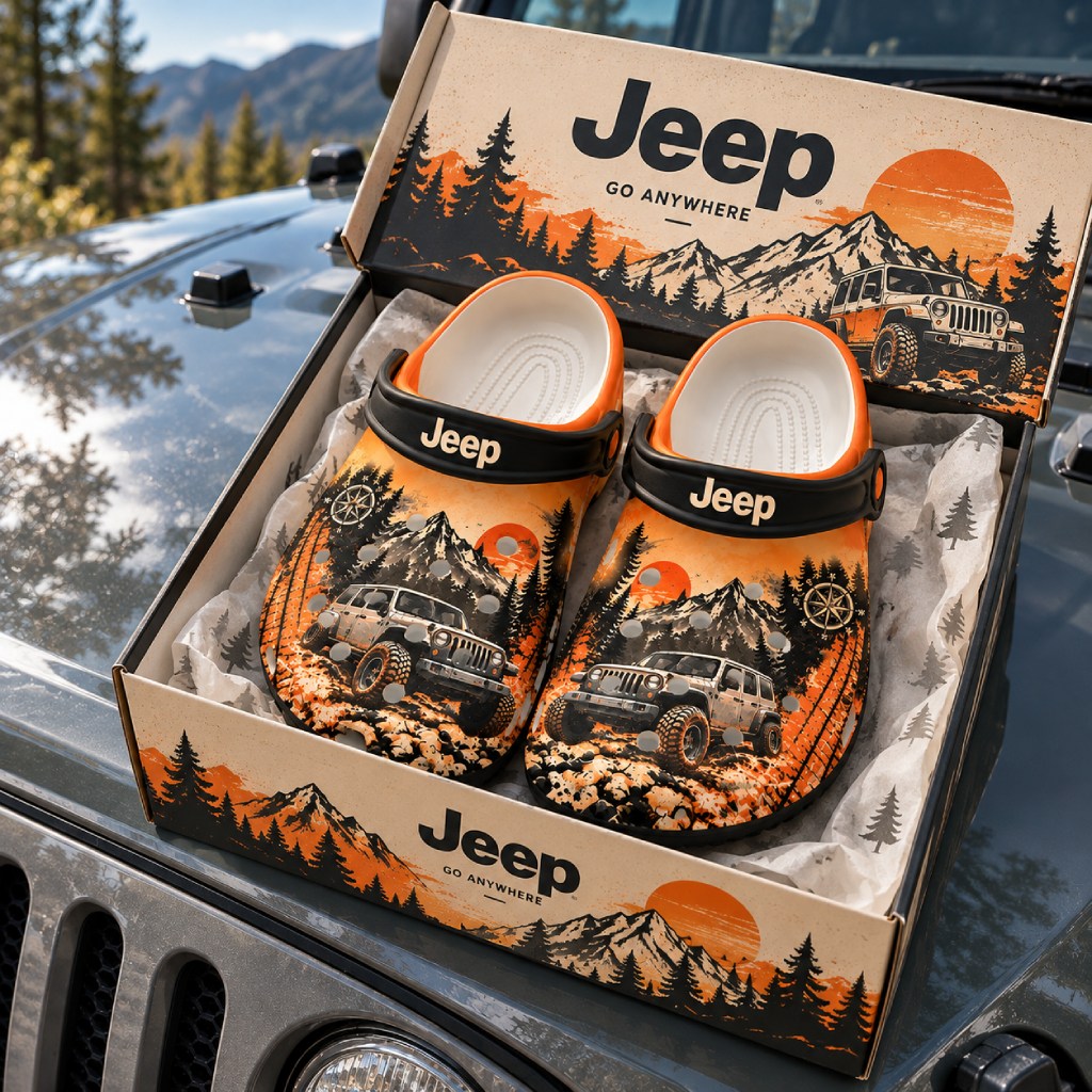 Jeep Offroad Compass Clogs - lifestyle mockup