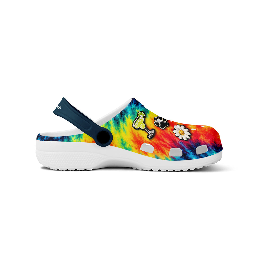 Jeep Girl Margarita Daisy Personalized Clogs - Margarita Left View