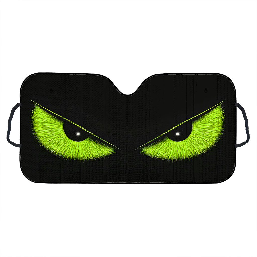 Fierce Beast Eyes Auto Sunshade - mk-lime-green.jpg