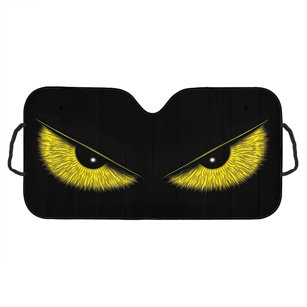 Fierce Beast Eyes Auto Sunshade - mk-yellow.jpg
