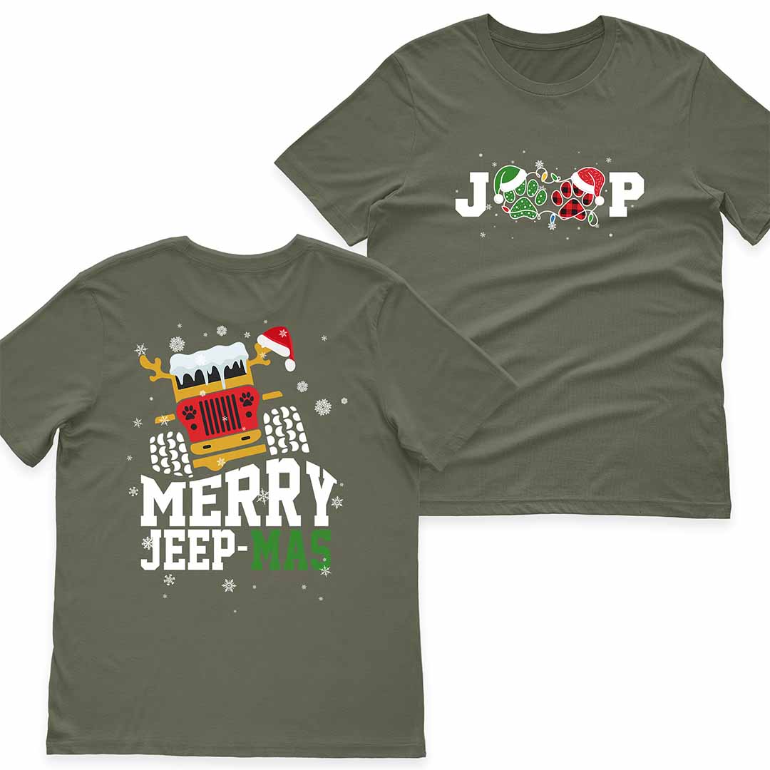 Merry Jeep Dog Mas Christmas Gift T-Shirt Hoodie Supler Store