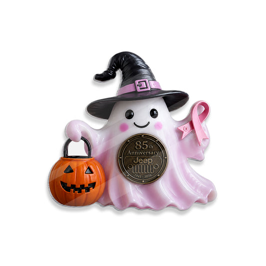 Jeep 85th Anniversary Breast Cancer Boo Duck Acrylic Magnet
