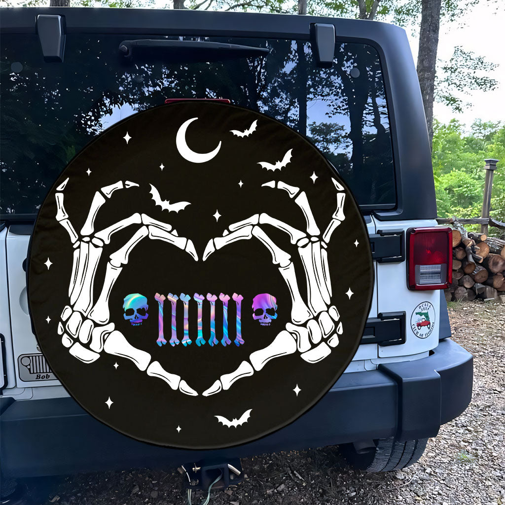 Jeep Skull Heart Spare Tire Cover Supler Store