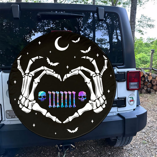 Jeep Skull Heart Spare Tire Cover Supler Store