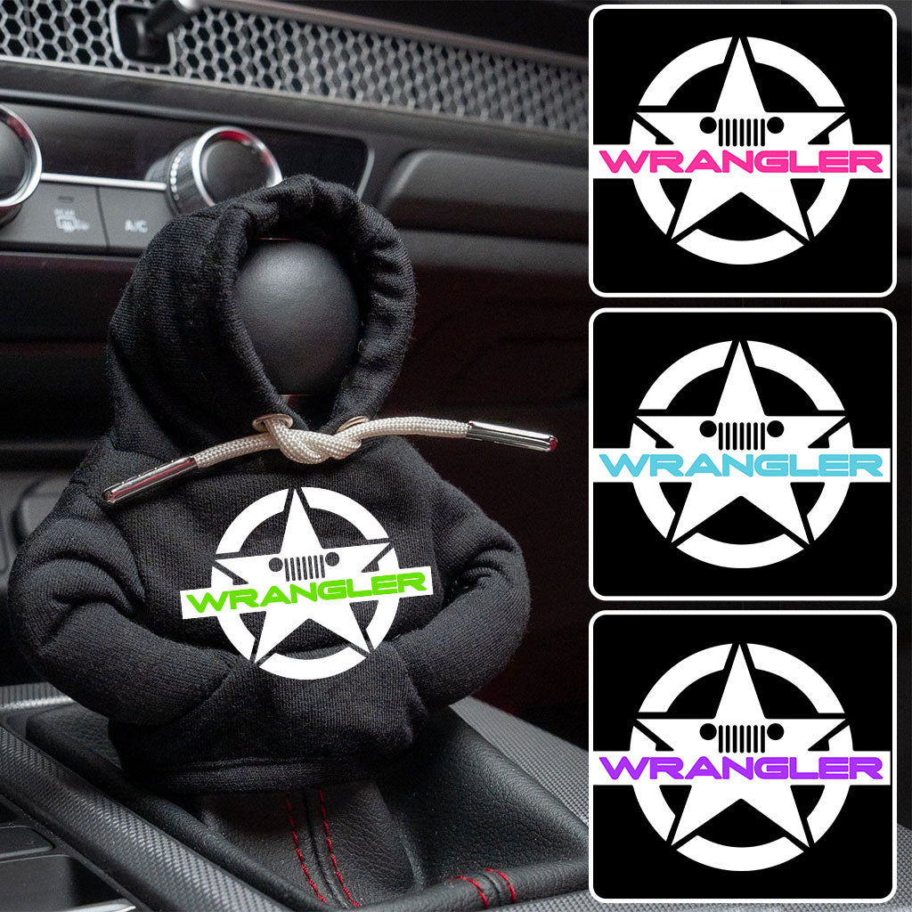 Jeep Wrangler Star Shift Knob Hoodie Supler Store