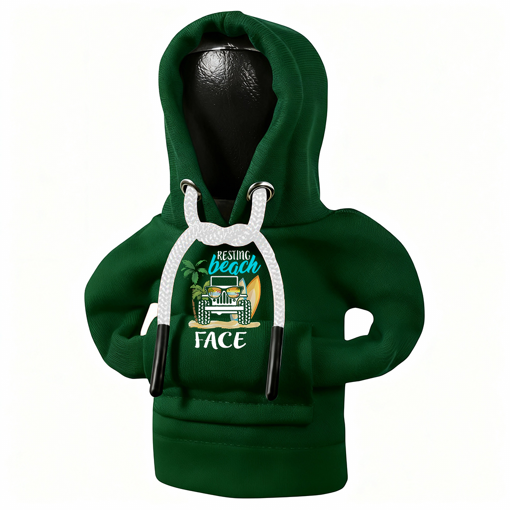 Jeep Resting Beach Face Shift Knob Hoodie Supler Store