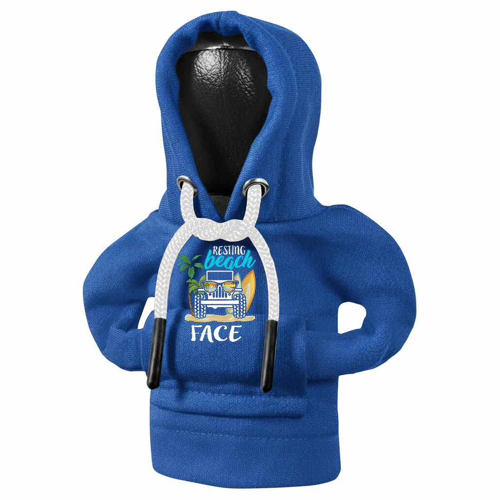 Jeep Resting Beach Face Shift Knob Hoodie Supler Store