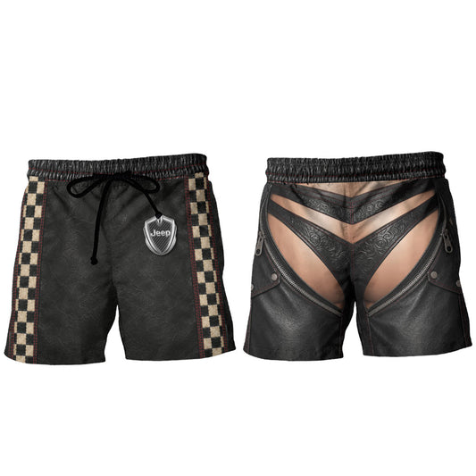 Jeep Funny Personalized Beach Shorts