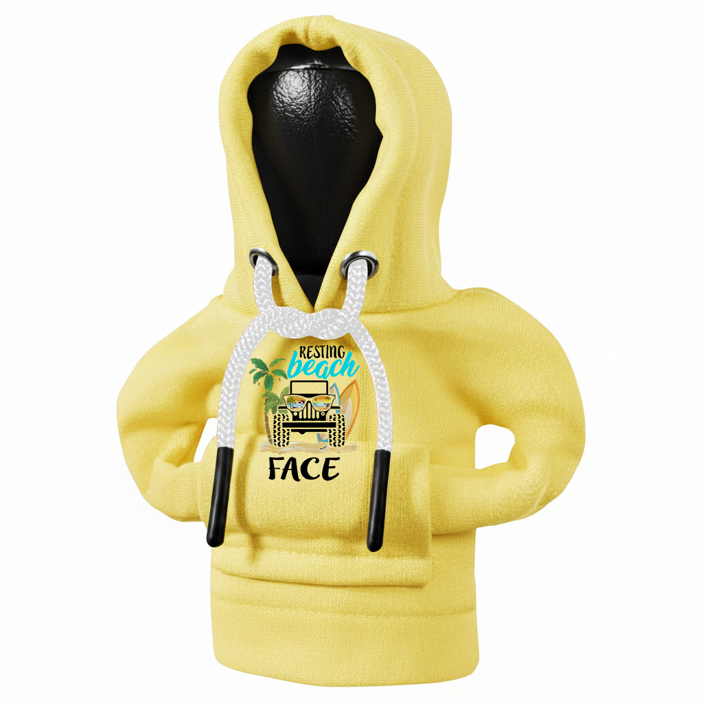 Jeep Resting Beach Face Shift Knob Hoodie Supler Store