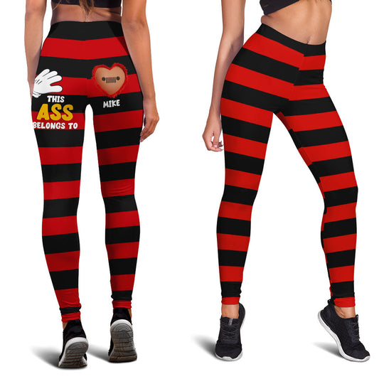 Personalized Jeep Girl This A$$ Belongs To Valentine Gifts Leggings