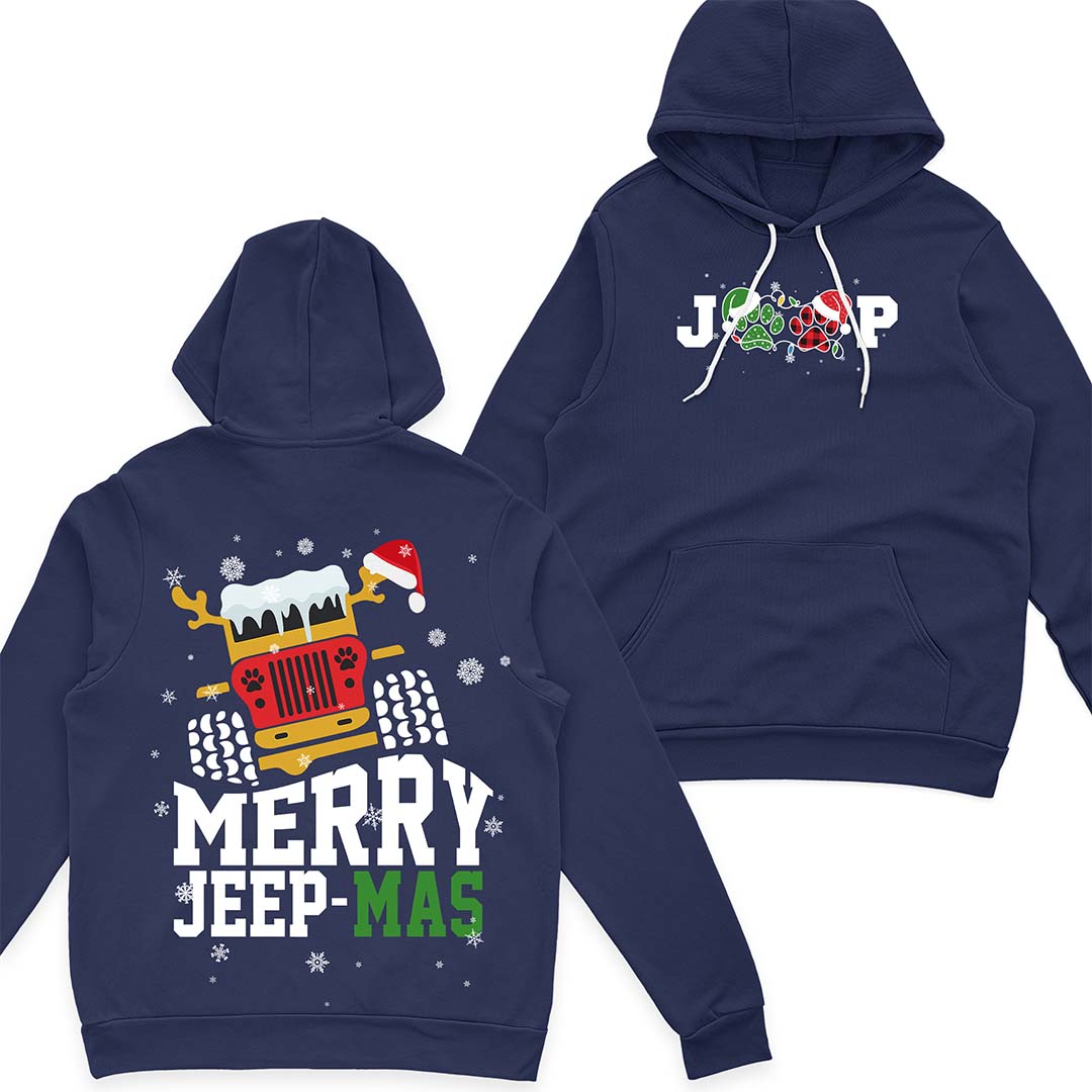 Merry Jeep Dog Mas Christmas Gift T-Shirt Hoodie Supler Store