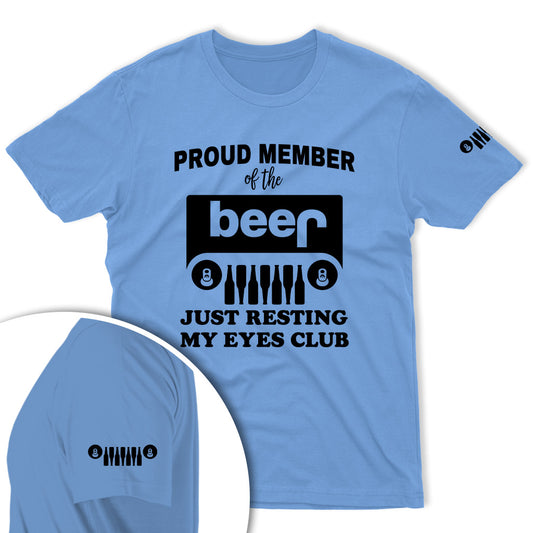 Proud Member Of Jeep & Beer Club Funny Shirt
